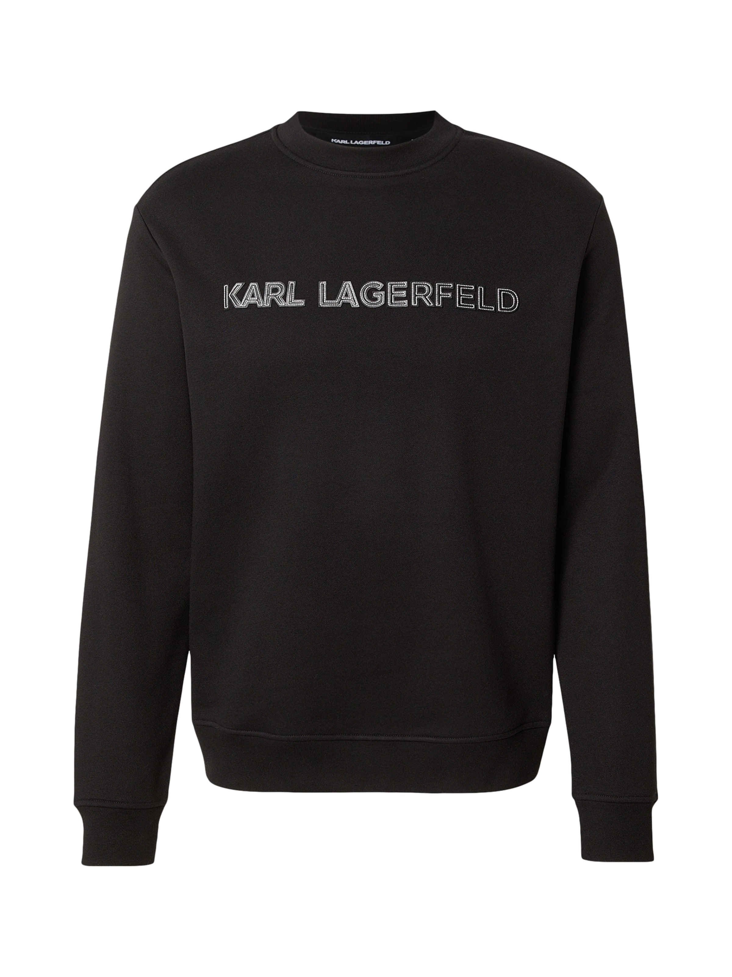 Karl Lagerfeld Tréning póló - fekete: elől