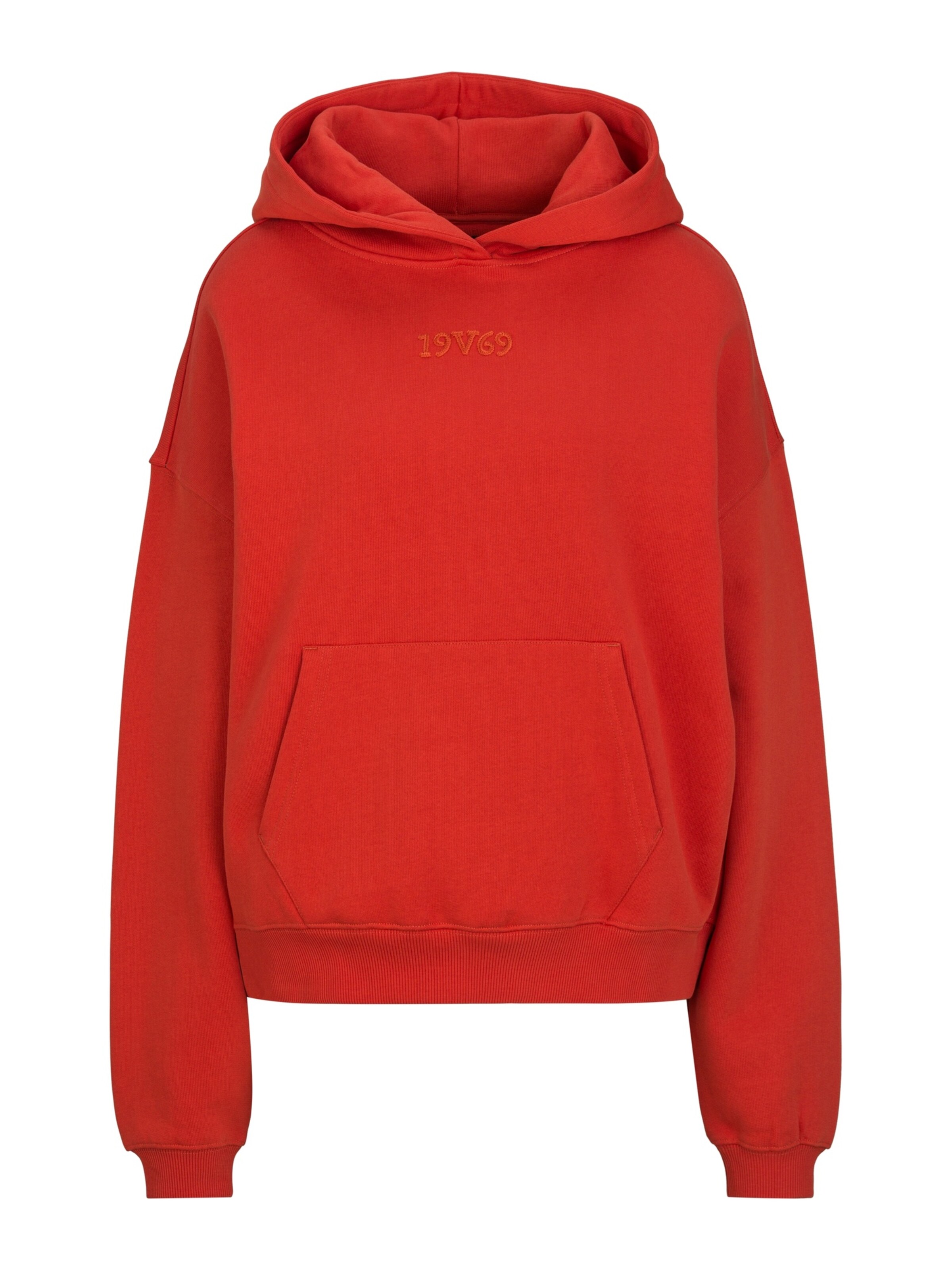 19V69 ITALIA Sweatshirt 'Cleo Street' in Oranje: voorkant