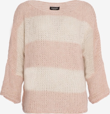 SASSYCLASSYŠiroki pulover - roza boja: prednji dio