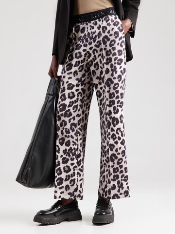 Wide Leg Pantalon s.Oliver BLACK LABEL en beige : devant