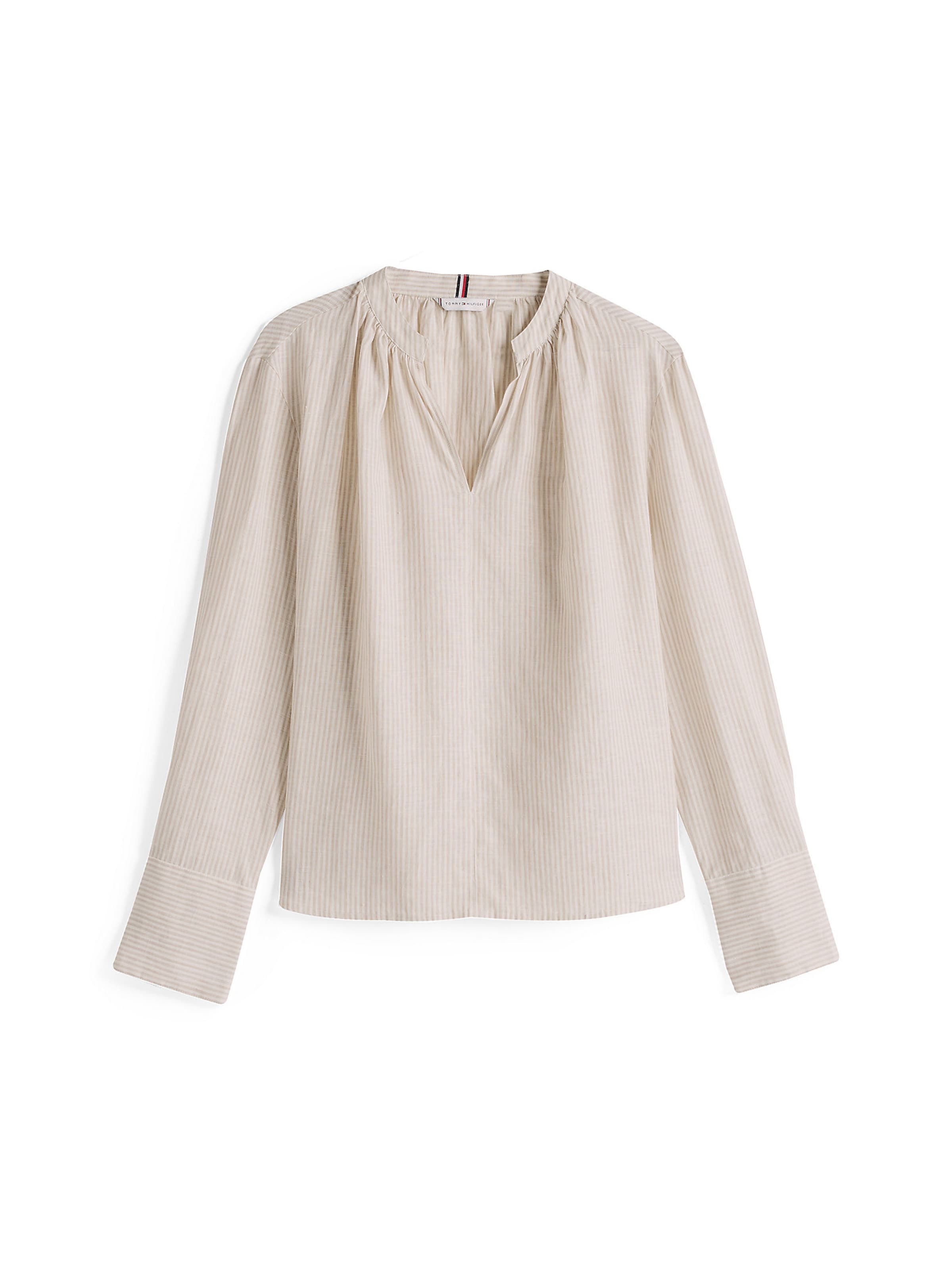 TOMMY HILFIGER Bluse in Beige: Vorderseite