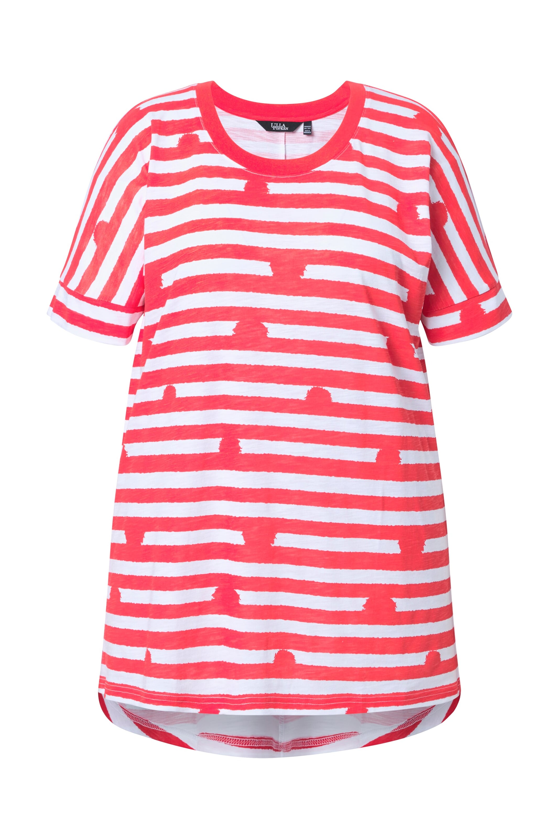 Ulla Popken Shirt in Salmon / White, Item view