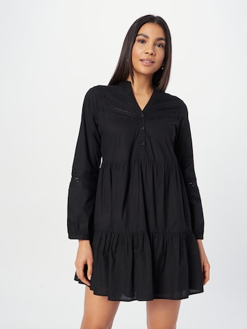 ABOUT YOU - Vestido camisero 'Caren' en negro: frente