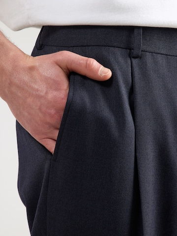 Michael Kors Tapered Bandplooibroek in Blauw