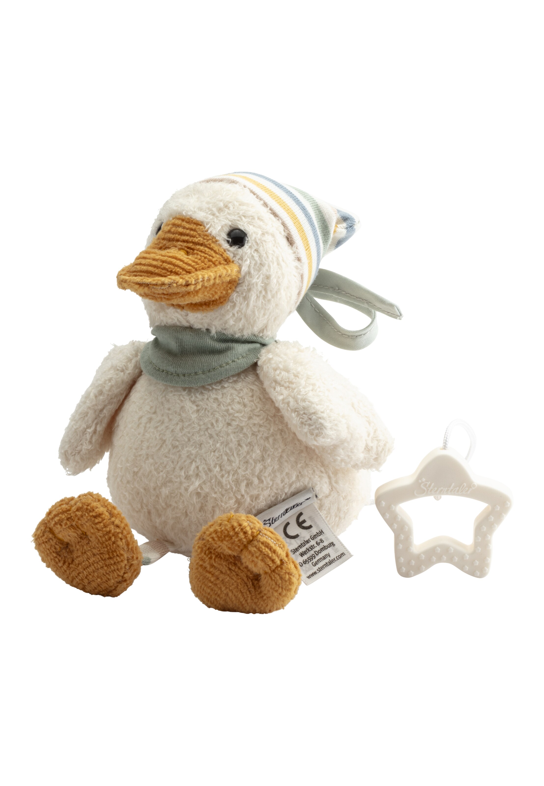 STERNTALER Stuffed animals 'Edda' in White
