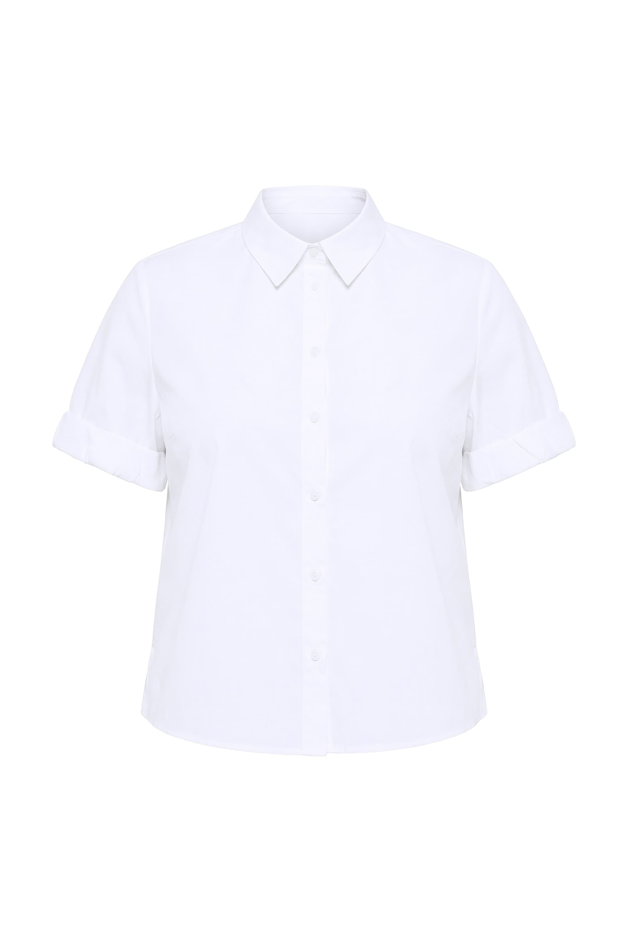 Ulla Popken Blouse in White: front