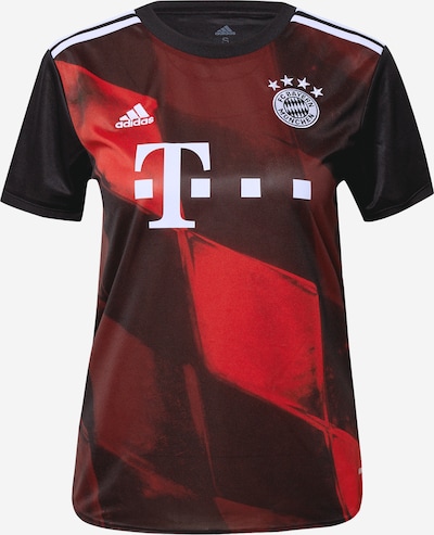 ADIDAS PERFORMANCE Trikot in rot / schwarz / weiß, Produktansicht