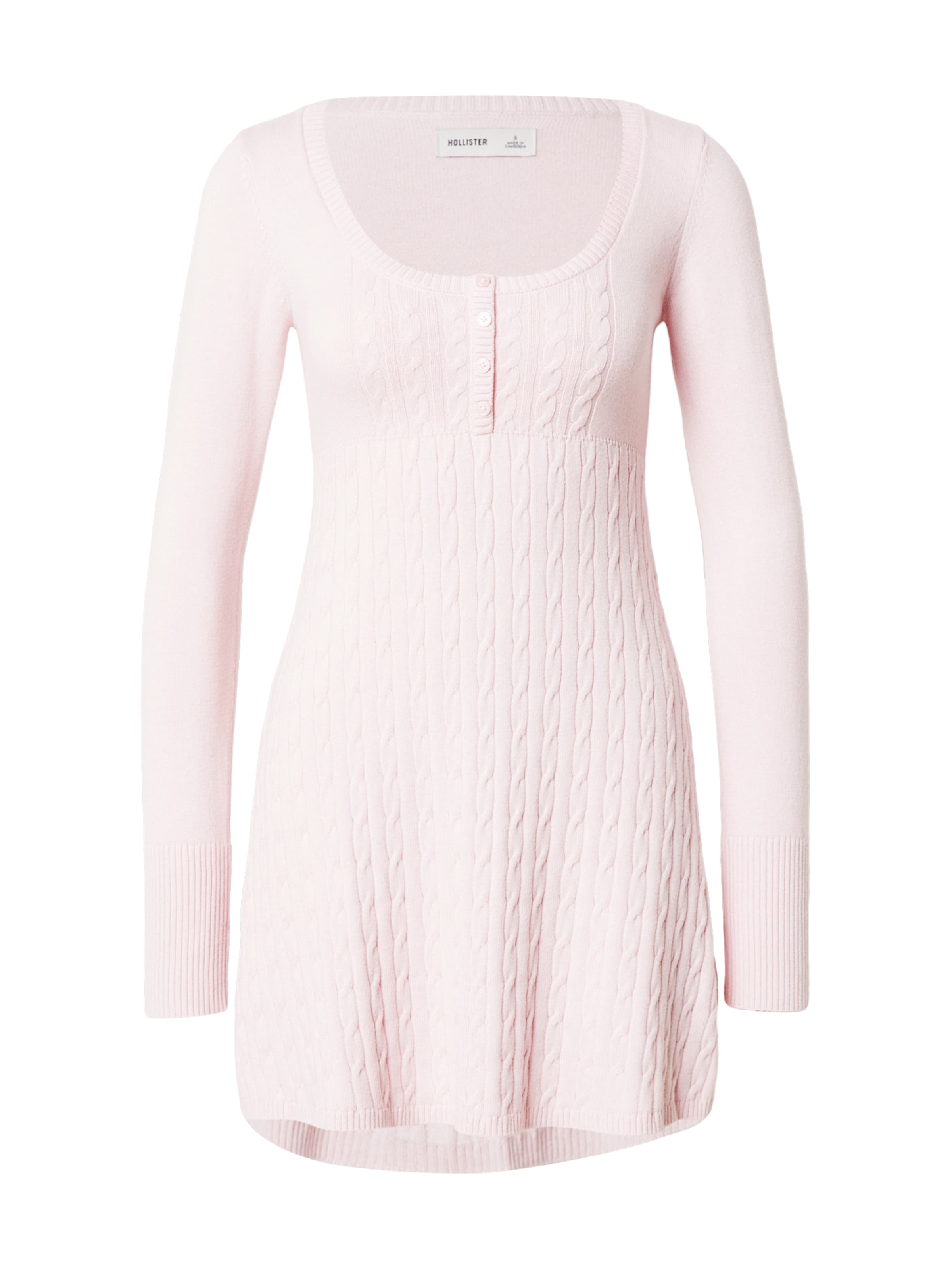 Robes en maille HOLLISTER en rose : devant