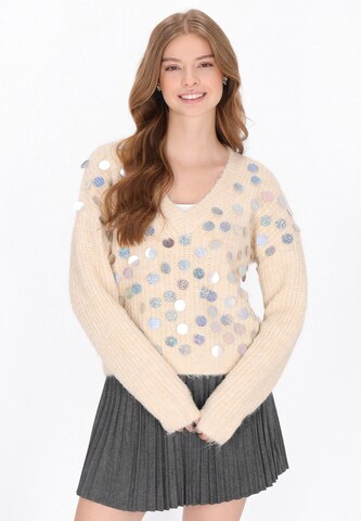 MYMO - Jersey en beige: frente