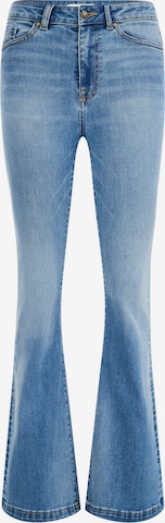 WE Fashion Flared Jeans in Blauw: voorkant