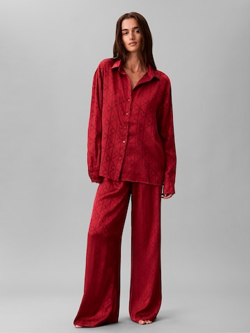 Calvin Klein Pyjama in Rot: Vorderseite