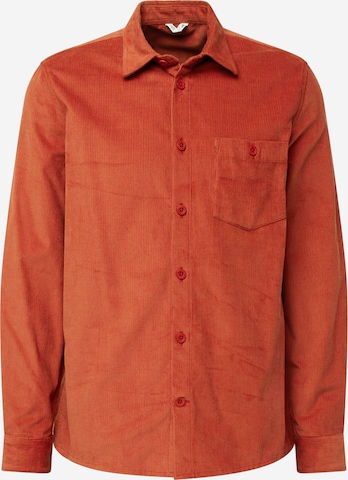 MELAWEAR Средняя посадка Рубашка 'NIMIT' в Оранжевый: спереди