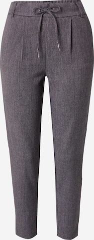 ONLY Tapered Pleat-front trousers 'Elise' in Grey: front