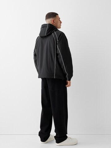 Bershka Between-season jacket in Black