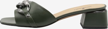 DreiMaster Klassik Mules in Green: front