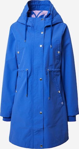 Danefae Between-Seasons Parka 'Nora' in Blue: front