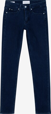 Skinny Jean Calvin Klein Jeans en bleu : devant