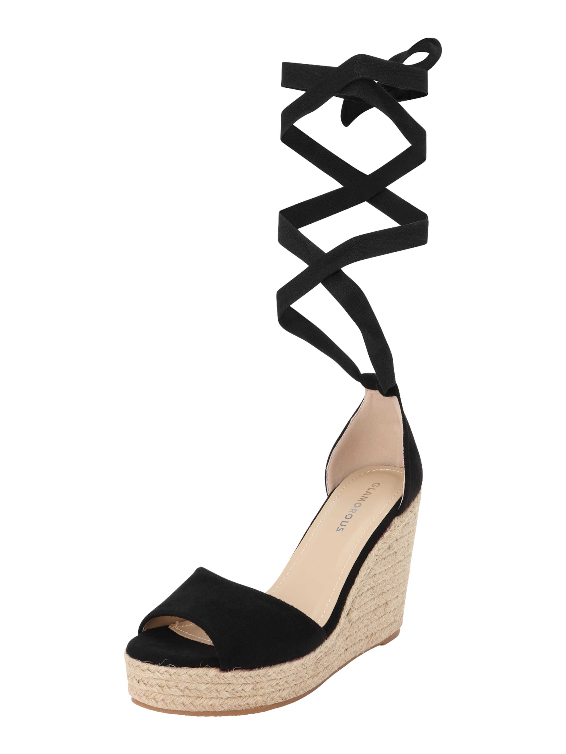 GLAMOROUS - Sandália em preto: frente