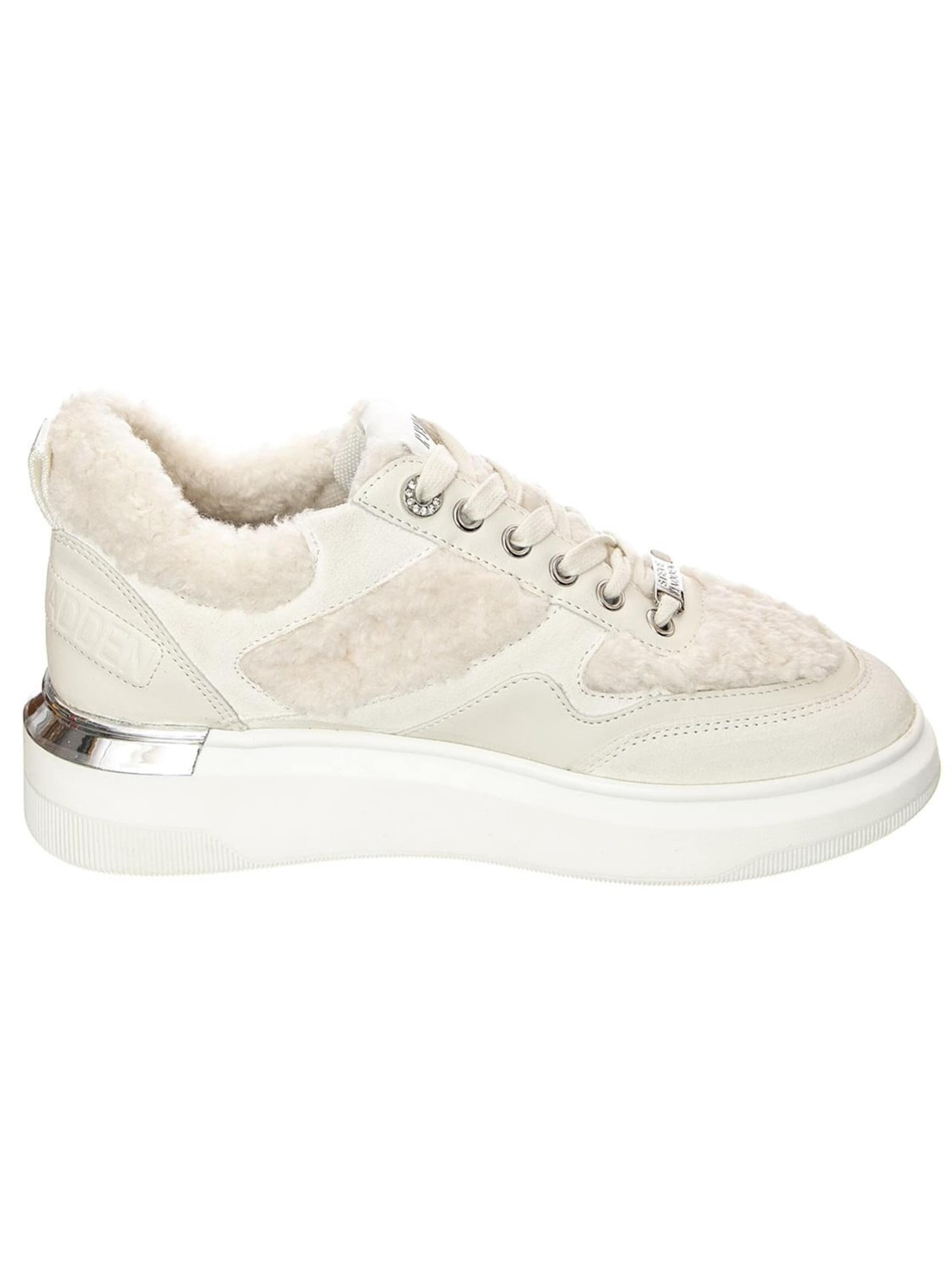 Sneaker bassa 'Womens Grandiose Bone / Multi Lace-Up Low-Profile Shoes' di STEVE MADDEN in bianco