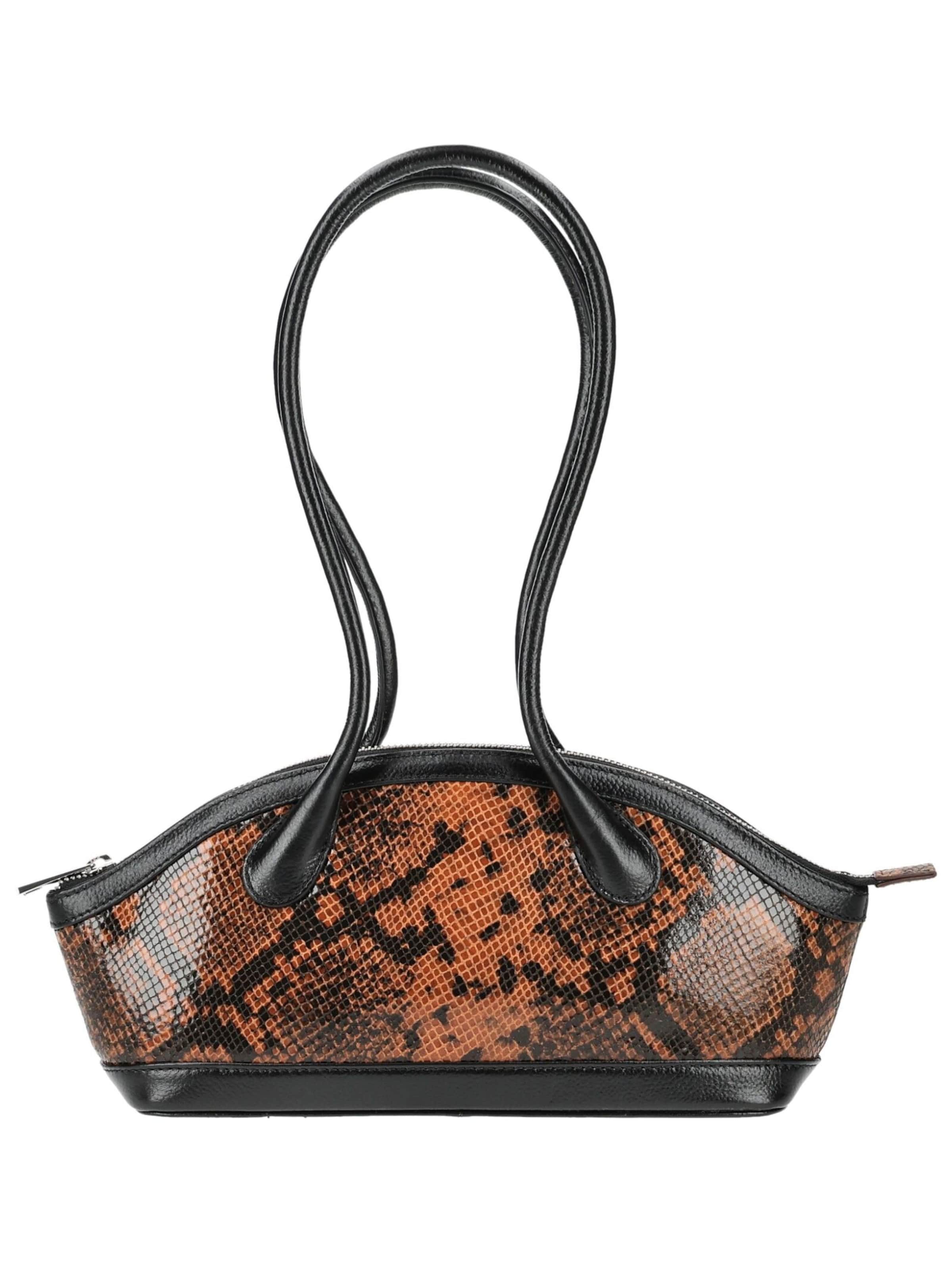 Sac bandoulière NÚNOO en marron : devant