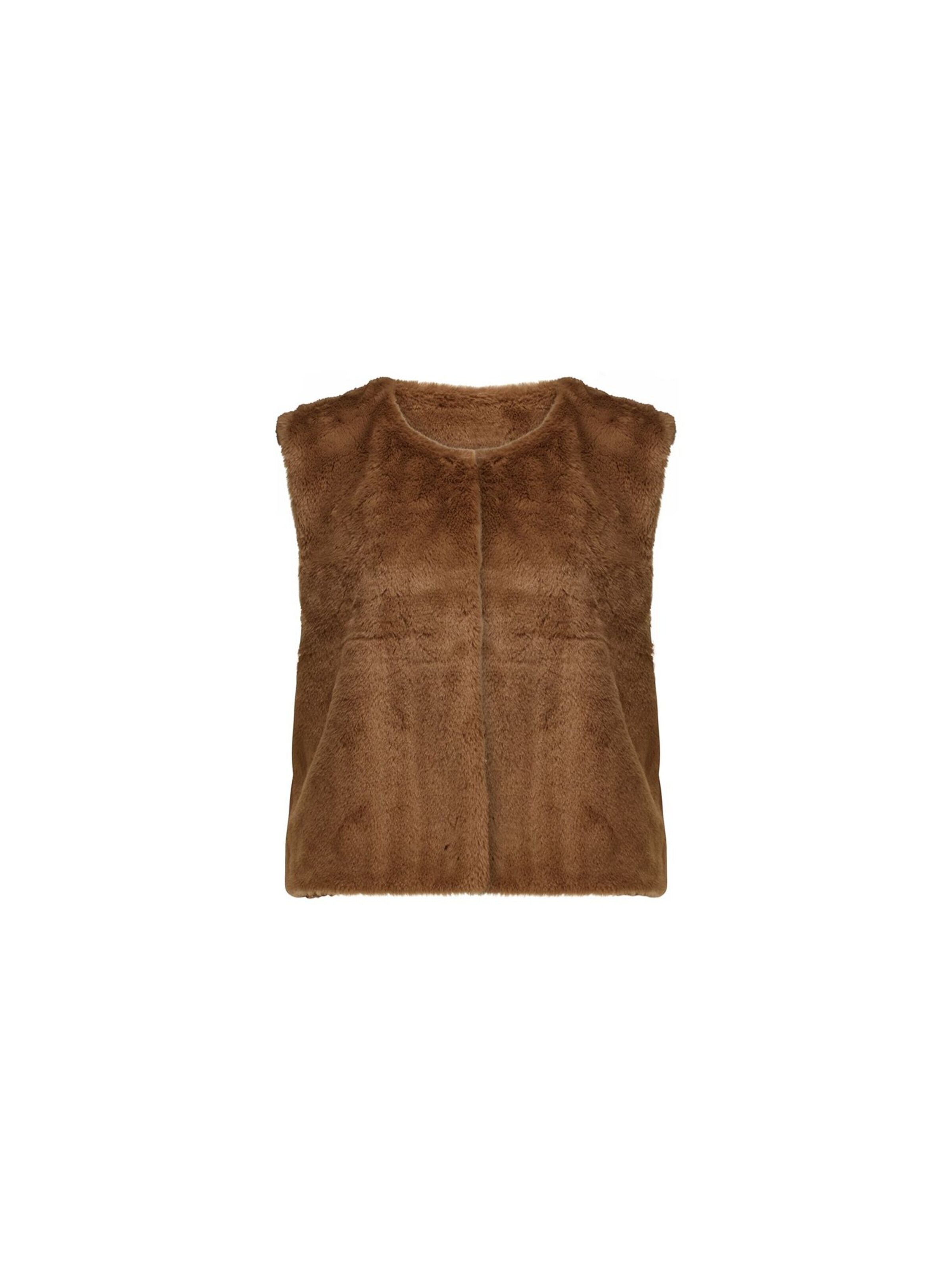 Veste mi-saison Deeluxe en marron : devant