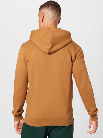 JACK & JONES - Sudadera con cremallera 'Star' en marrón