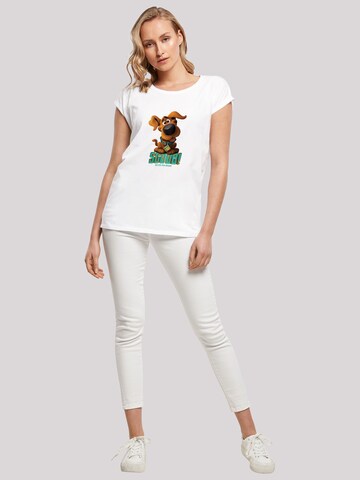 F4NT4STIC T-Shirt 'Puppy Scooby' in Weiß