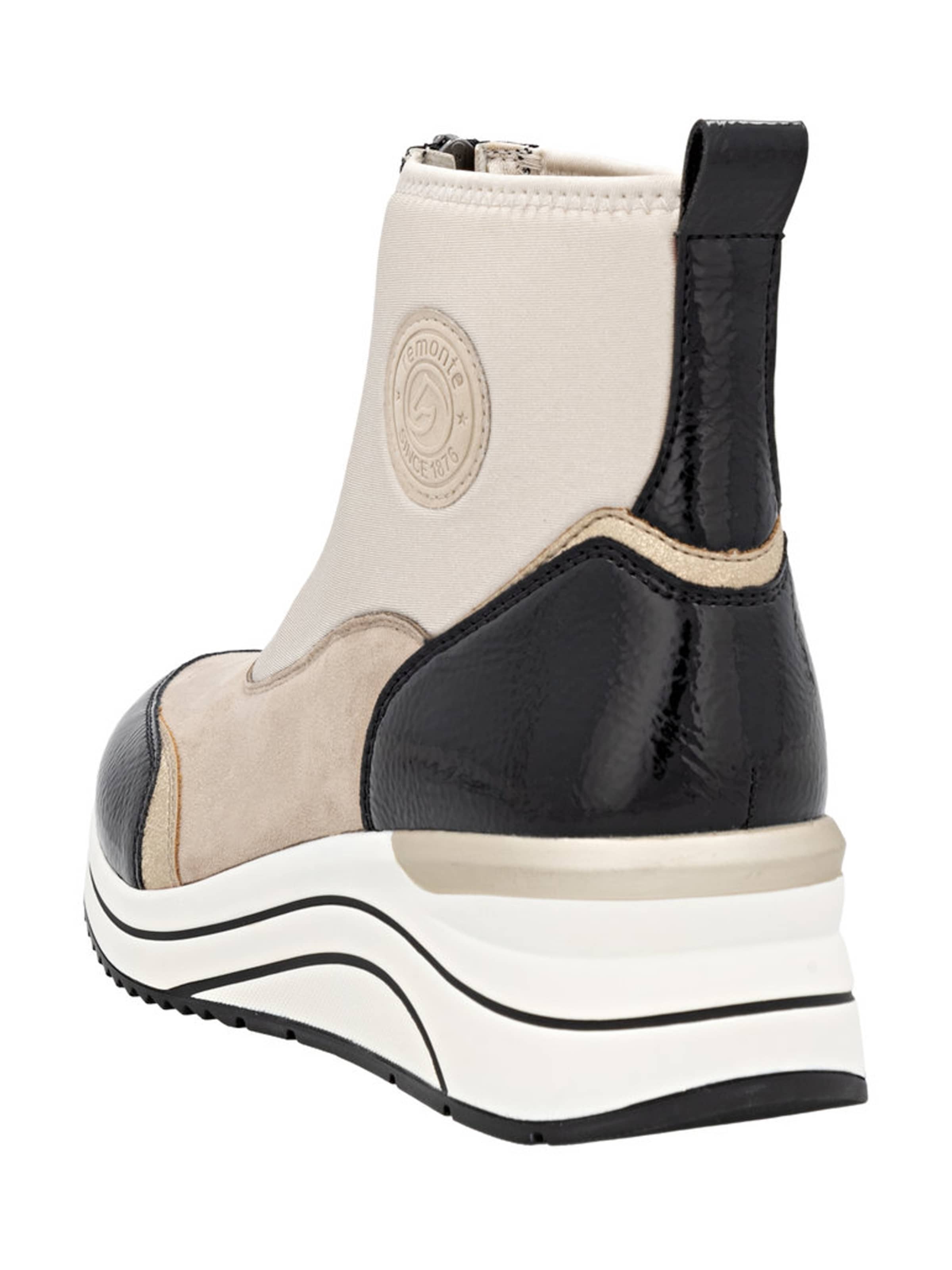 REMONTE Nízké kozačky – béžová