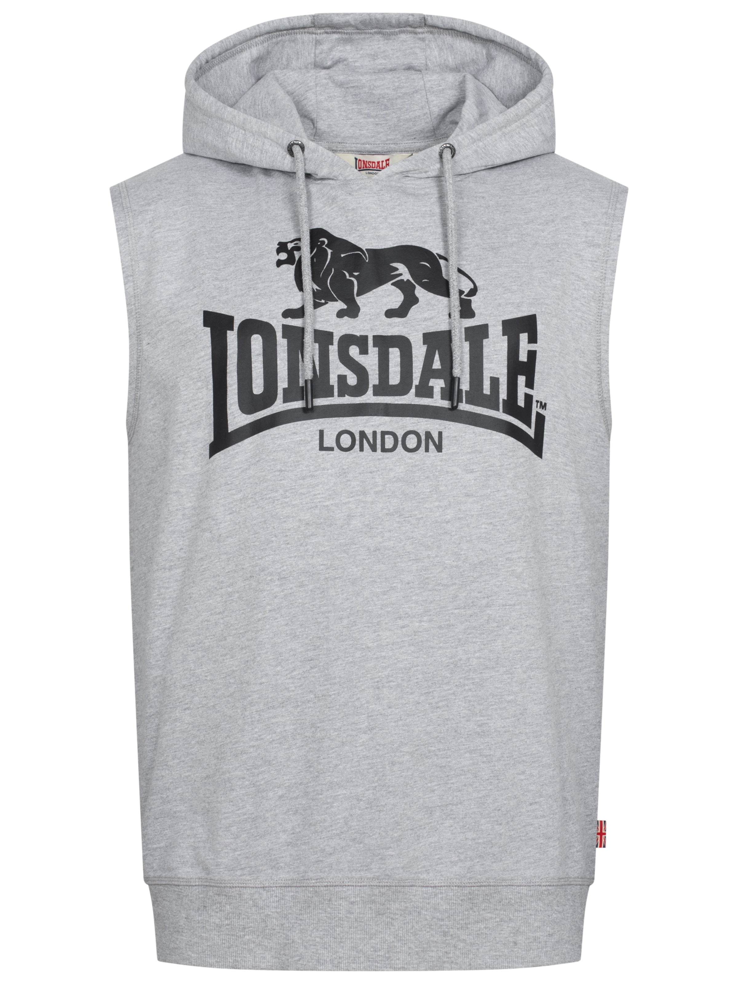 LONSDALE Collegepaita 'Bignor' värissä harmaa: etupuoli