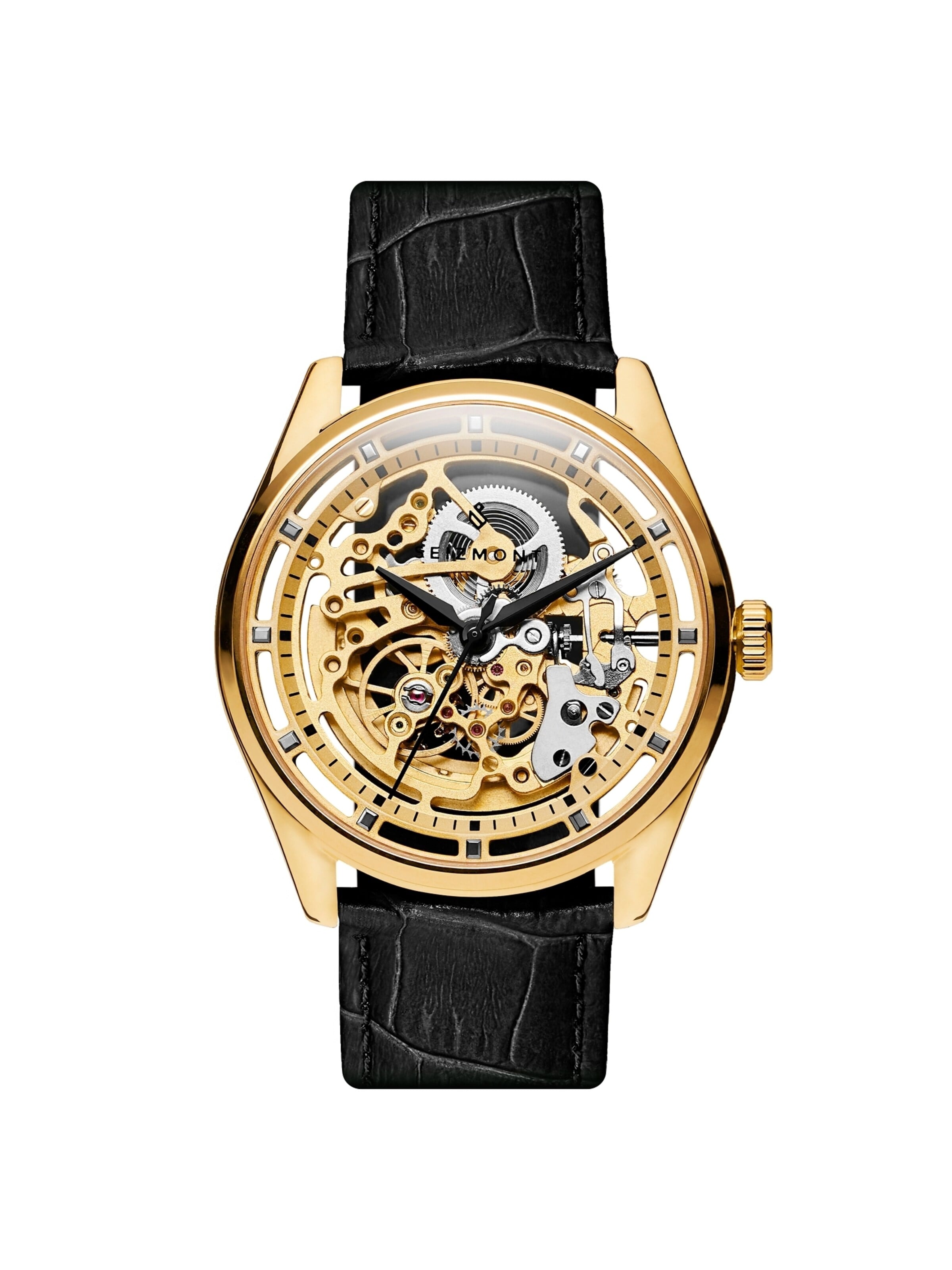 Seizmont Analog Watch 'Motus' in Gold: front