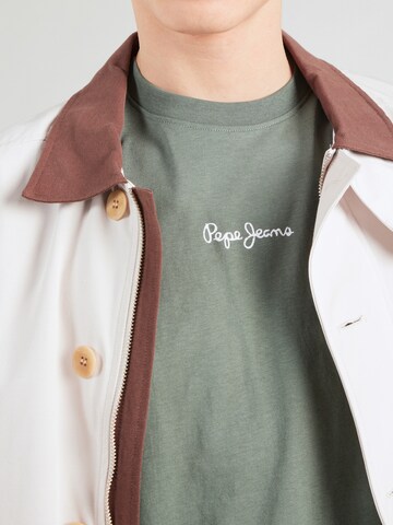 Pepe Jeans T-Shirt 'DEROK' in Grün
