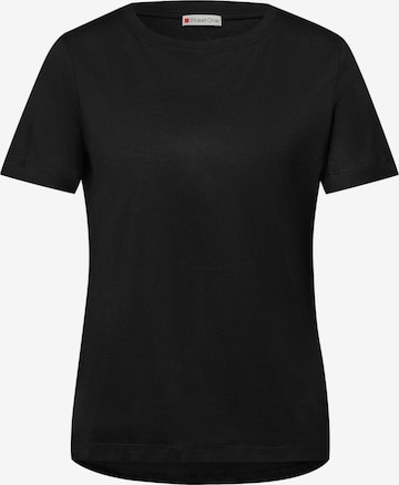 STREET ONE Shirt in Black: front