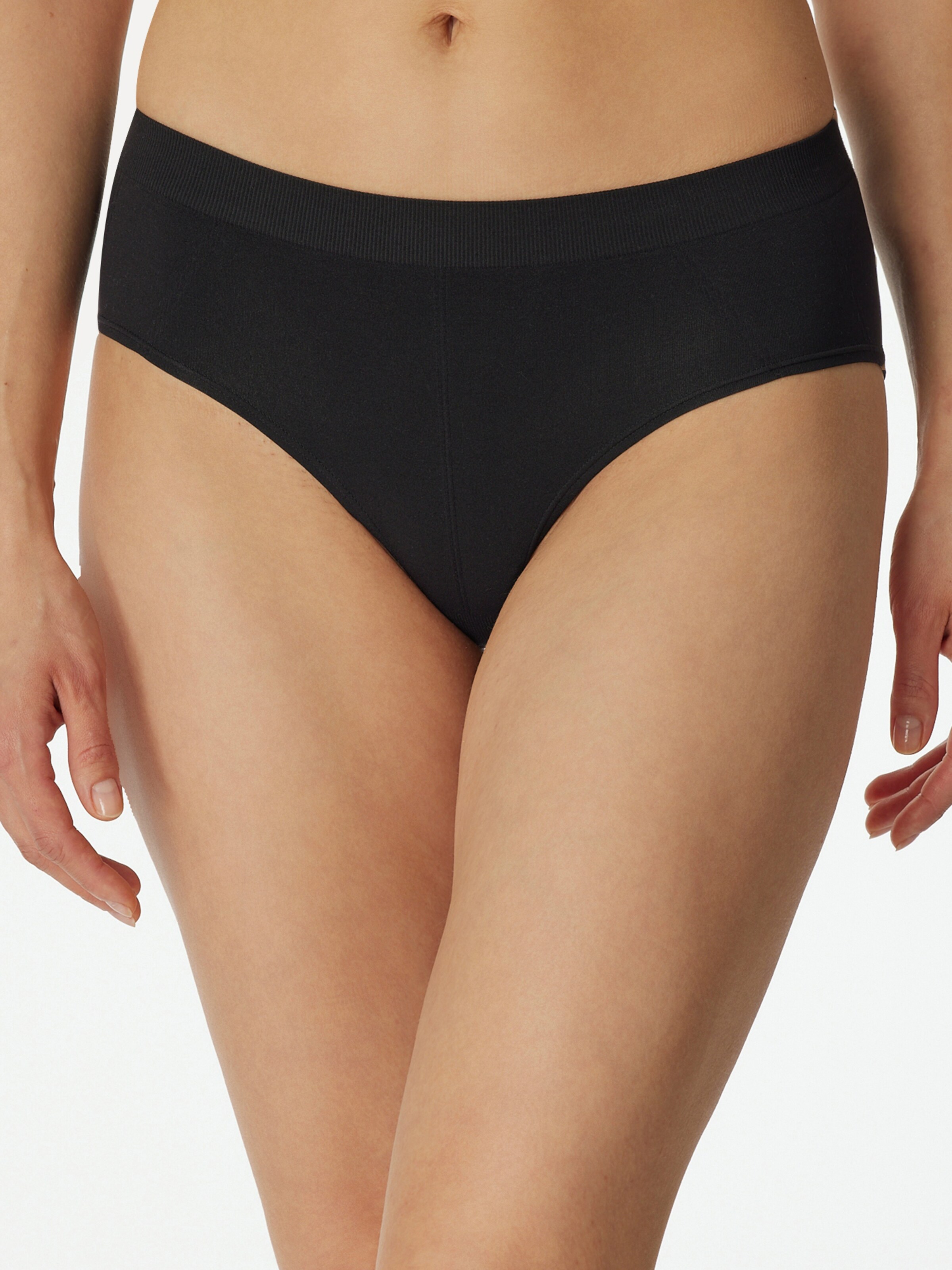 SCHIESSER Panty ' Casual Seamless ' in Schwarz: Vorderseite