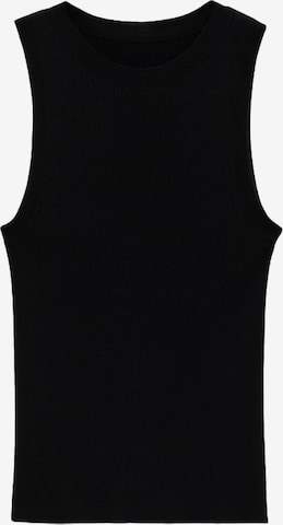 MANGO Stricktop 'KARL' in Schwarz: Vorderseite