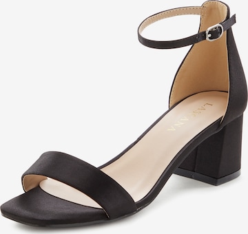 Sandales LASCANA en noir : devant