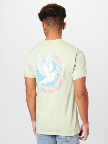 Obey T-Shirt in Grün