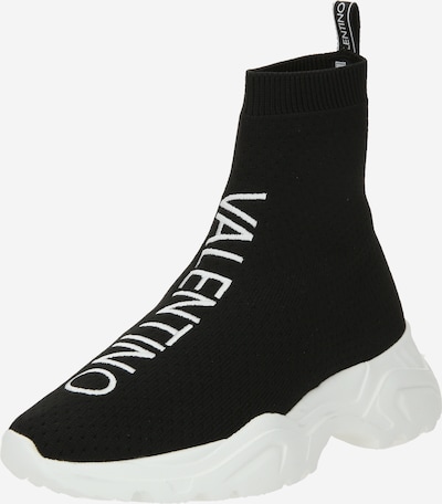 Valentino Shoes Slip on en noir / blanc, Vue avec produit