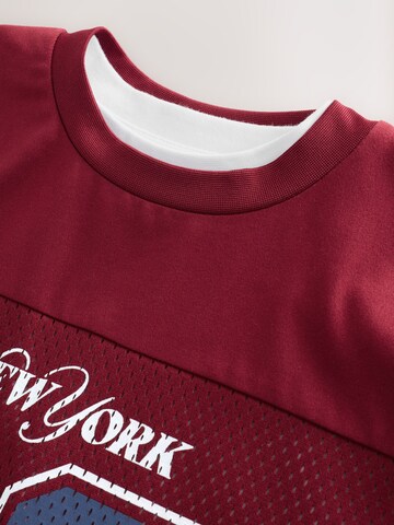 Next Shirt 'Varsity' in Rot