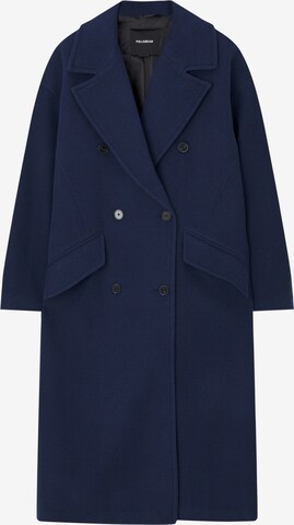 Manteau mi-saison Pull&Bear en bleu : devant