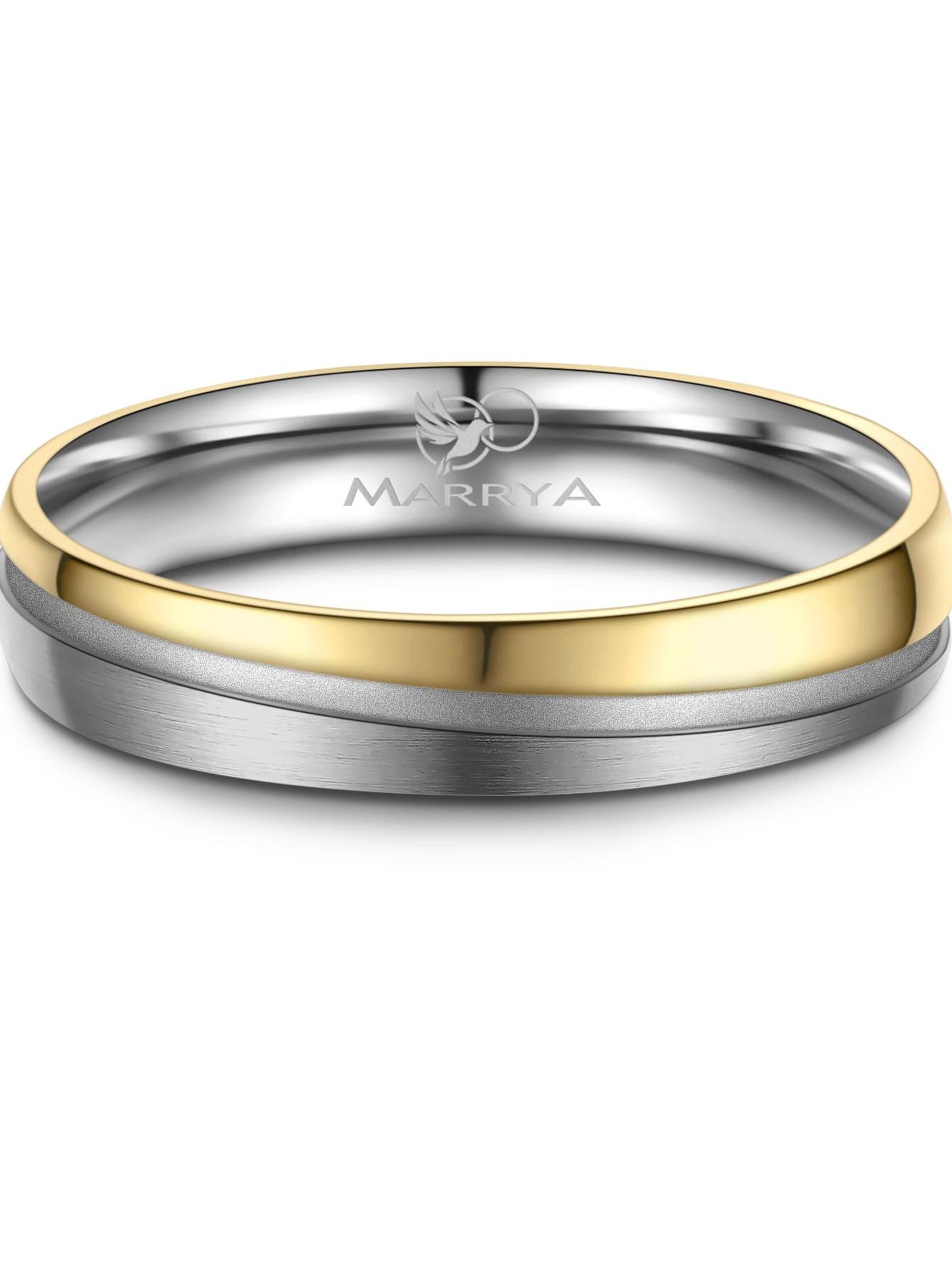 MARRYA Ring 'MARRYA TI-47 Ehering aus Titan' in Silver