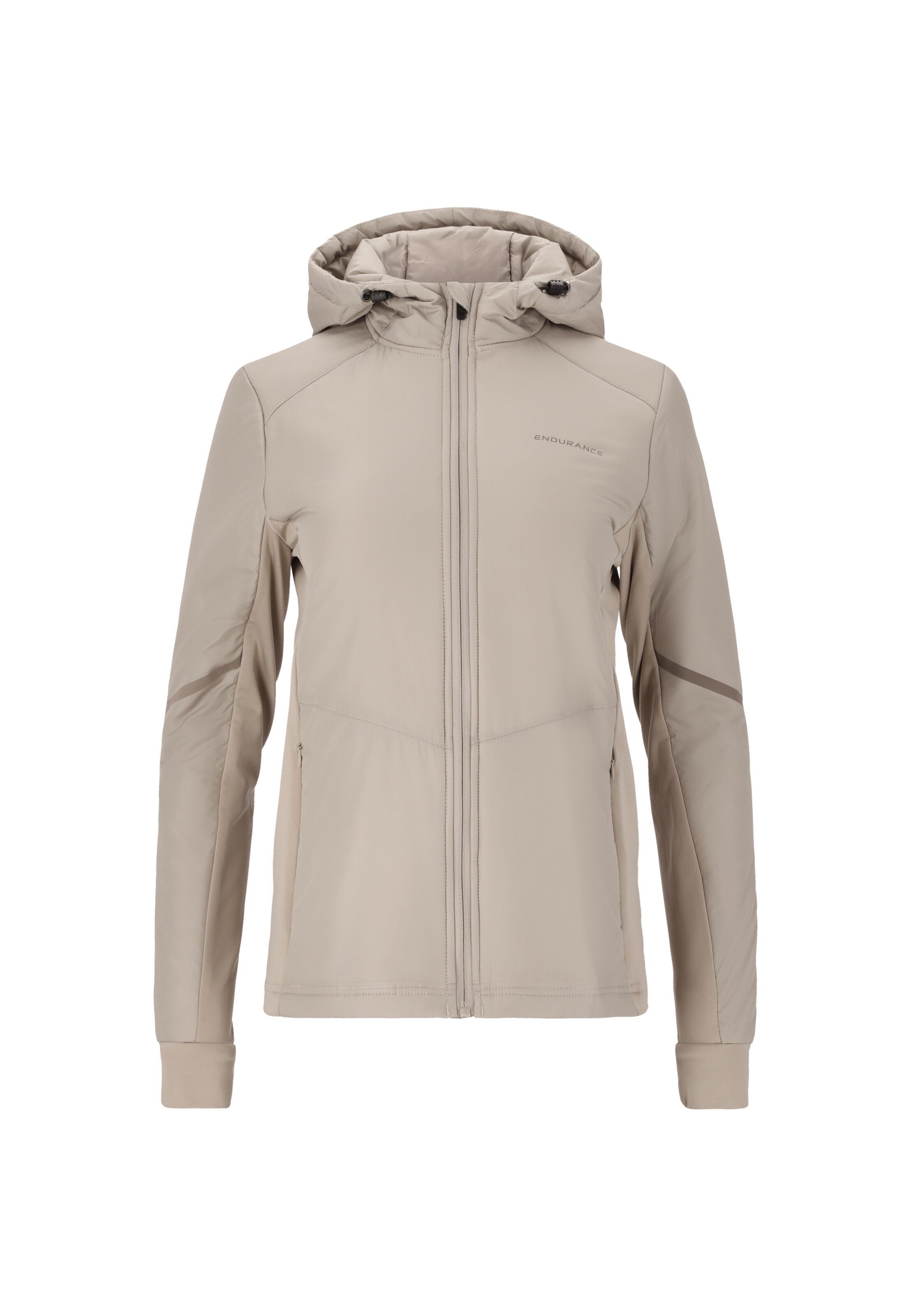 ENDURANCE Laufjacke 'Princey' in Beige: Vorderseite