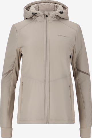 ENDURANCE Athletic Jacket 'Princey' in Beige: front