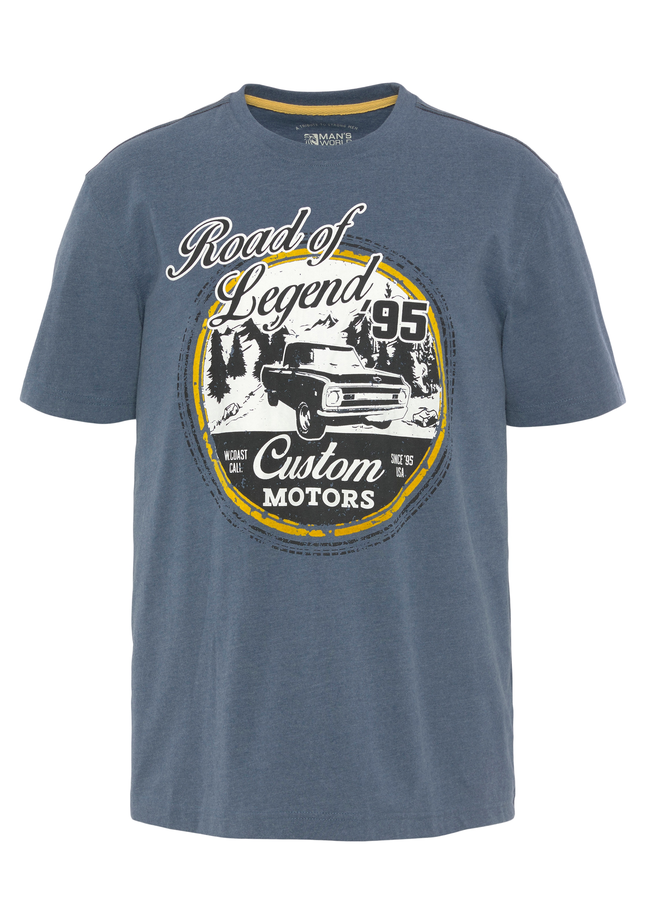 Man's World Shirt in Blue: front