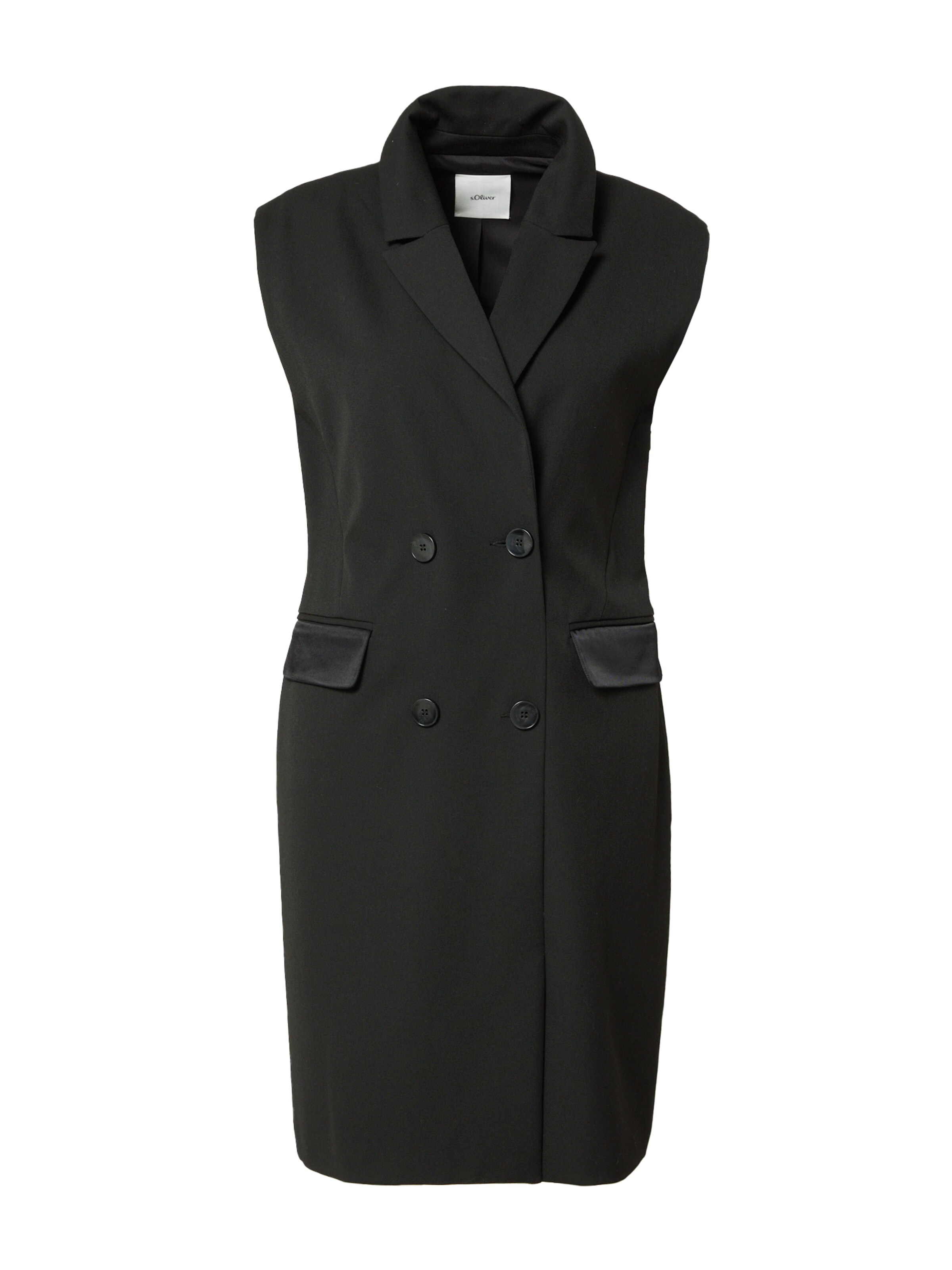 Robe-chemise s.Oliver BLACK LABEL en noir : devant
