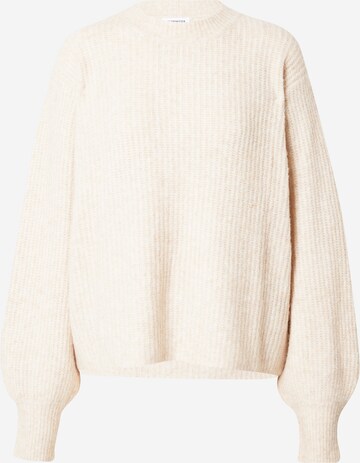 Hoermanseder x About You Sweater 'Grace' in Beige: front