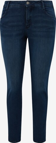 TRIANGLE Skinny Jeans in Blue: front