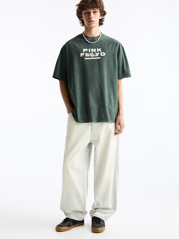Pull&Bear T-Shirt in Grün
