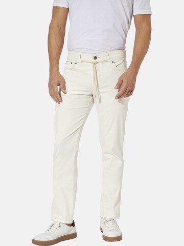 BABISTA Regular Trousers 'Mardor' in White: front