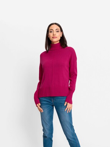 heine Pullover i pink: forside