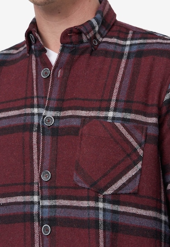 Rusty Neal Slim fit Button Up Shirt in Red